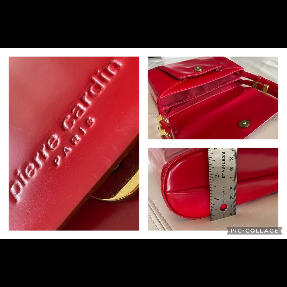 Red Hot vintage Pierre Cardin Shoulder Bag
